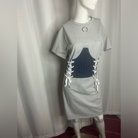 NWOT Corset Style Mini Dress - Picture 8 of 11